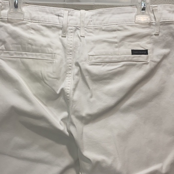 Sanctuary standard surplus Capri raw hem white - Picture 7 of 13
